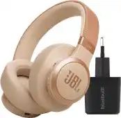 Coolblue JBL Live 770NC Rosegoud + BlueBuilt Quick Charge Oplader met aanbieding