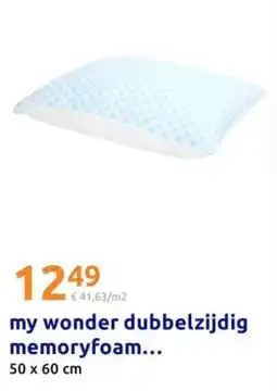 Action my wonder dubbelzijdig memoryfoam aanbieding