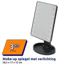 Action Make-up spiegel met verlichting aanbieding