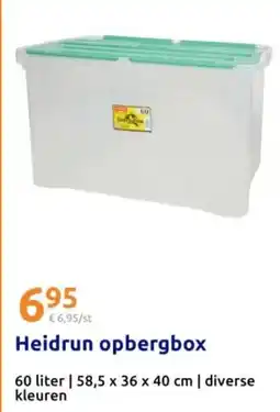 Action Heidrun opbergbox aanbieding