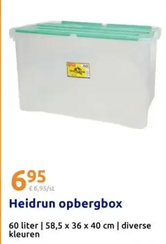 Action Heidrun opbergbox aanbieding