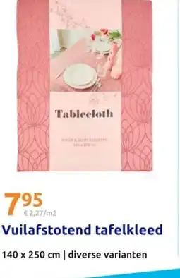 Action Vuilafstotend tafelkleed aanbieding
