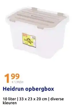 Action Heidrun opbergbox aanbieding