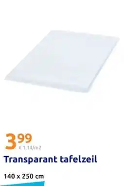 Action Transparant tafelzeil aanbieding