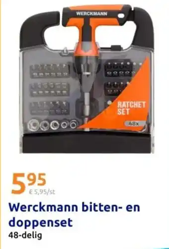 Action Werckmann bitten en doppenset aanbieding