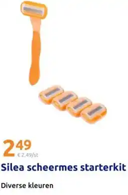 Action Silea scheermes starterkit aanbieding