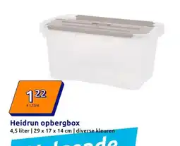 Action Heidrun opbergbox aanbieding