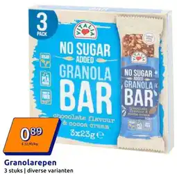 Action Granolarepen aanbieding