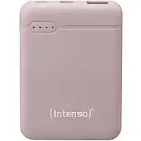 Bol.com (Intenso) Powerbank XS5000 - 5000mAh - Li-polymer - USB-A en USB-C - roze (7313523) aanbieding