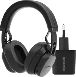 Coolblue Fairbuds XL Zwart + BlueBuilt Quick Charge Oplader met Usb A aanbieding