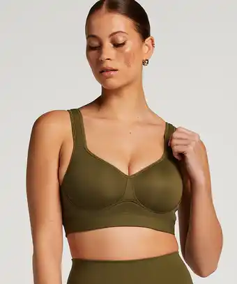 Hunkemoller Hunkemöller HKMX Sport bh The All Star Level 2 Groen aanbieding