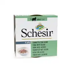 Zooplus 24x85g Natural Tonijn met Algen Schesir Kattenvoer aanbieding