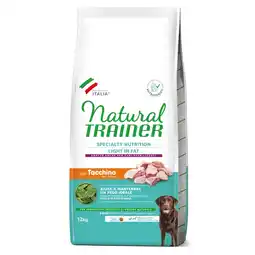 Zooplus 2 x 12 kg Trainer Natural Weight Care Medium / Maxi hondenvoer droog aanbieding