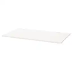 IKEA Trottén wit bureaublad. Melamine, plat, eenvoudig ontwerp aanbieding