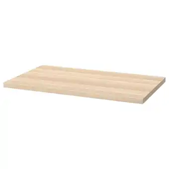 IKEA Linnmon eiken tafelblad, rechthoekig, voorgeboord aanbieding
