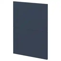 IKEA Blauw metod keukenkastfront met glad, rechthoekig ontwerp aanbieding
