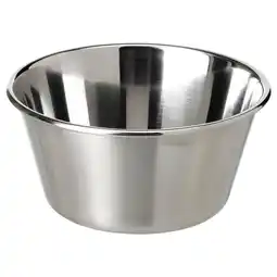 IKEA Metalen zilveren schaal, rond, reflecterend oppervlak, gladde rand aanbieding