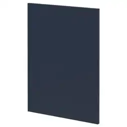 IKEA Metod keukenkastdeur in blauw, plat, vierkant, met afwerking in kunststoffolie aanbieding