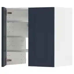IKEA Blauwe keukenkast, 3 planken aanbieding