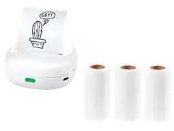 Lidl SILVERCREST Mini printer met 3 rollen printpapier aanbieding