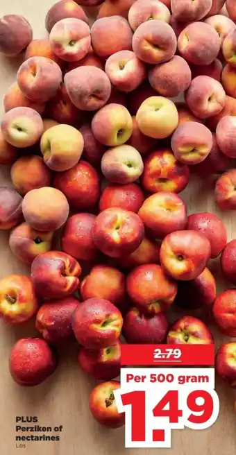 PLUS PLUS Perziken of nectarines aanbieding