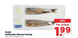 PLUS PLUS Hollandse Nieuwe haring aanbieding