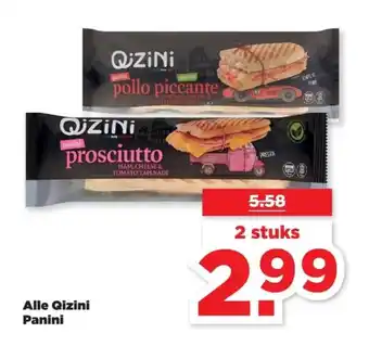 PLUS Alle Qizini Panini aanbieding
