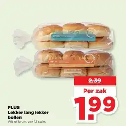 PLUS PLUS Lekker lang lekker bollen aanbieding