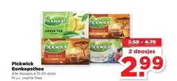 PLUS Pickwick Eenkopsthee aanbieding