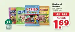 PLUS Haribo of Maoam aanbieding