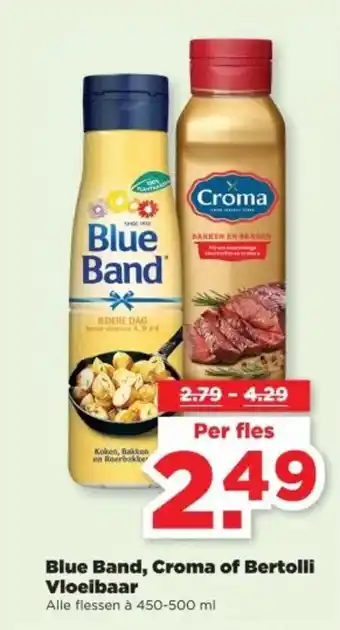 PLUS Blue Band, Croma of Bertolli Vloeibaar aanbieding