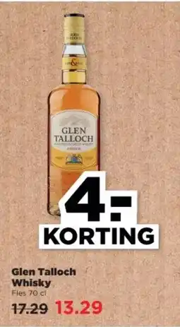 PLUS Glen Talloch Whisky aanbieding