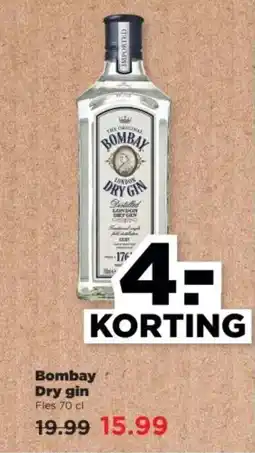 PLUS Bombay Dry gin aanbieding