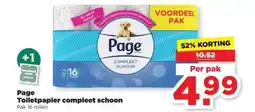 PLUS Page Toiletpapier compleet schoon aanbieding