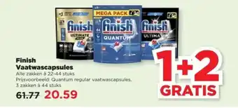 PLUS Finish Vaatwascapsules aanbieding