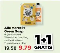 PLUS Alle Marcel's Green Soap aanbieding