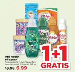 PLUS Alle Robijn of Vanish aanbieding