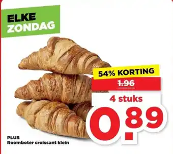 PLUS PLUS Roomboter croissant klein aanbieding