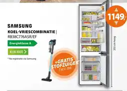 Expert SAMSUNG Koel vriescombinatie RB38C776ASR/EF aanbieding