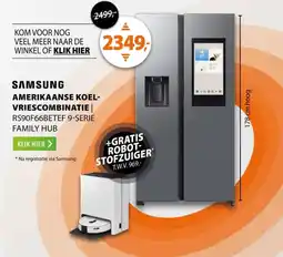 Expert SAMSUNG AMERIKAANSE KOEL VRIESCOMBINATIE aanbieding
