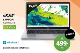 Expert acer LAPTOP ASPIRE 3 15 aanbieding