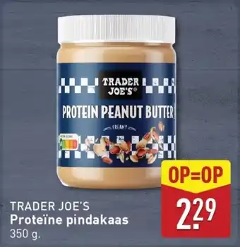 ALDI TRADER JOE'S Proteïne pindakaas aanbieding