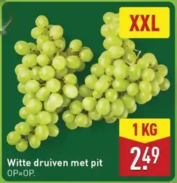 ALDI Witte druiven met pit aanbieding