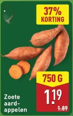 ALDI Zoete aardappelen aanbieding