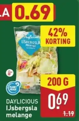 ALDI Daylicious IJsbergsla melange aanbieding