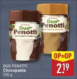 ALDI Duo Penotti Chocopasta aanbieding