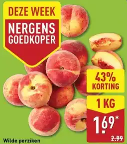 ALDI Wilde perziken aanbieding