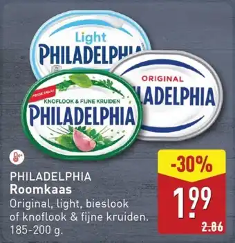 ALDI PHILADELPHIA Roomkaas aanbieding