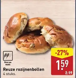 ALDI Reuze rozijnenbollen aanbieding
