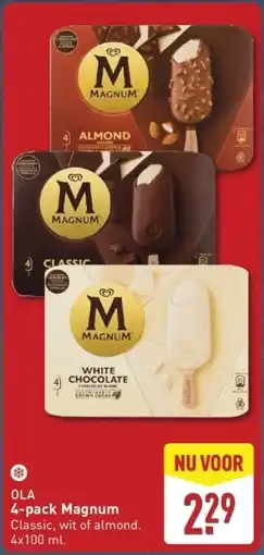 ALDI OLA 4-pack Magnum aanbieding